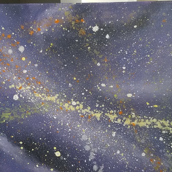 Purple Abstract Painting - Picture 2 of 4